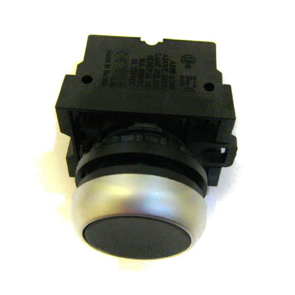 B5654 Кнопка одноконтактная черная